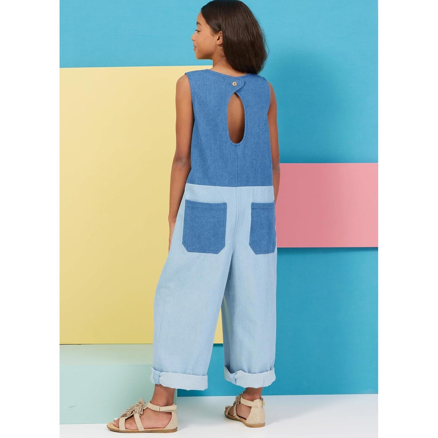 Kit de Patrón de Costura Butterick B6937 para Niños 3-6 Años