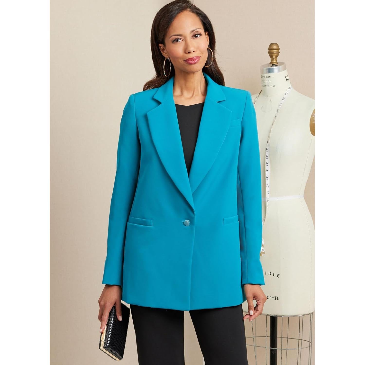 Patrón de Costura Chaqueta Forrada Butterick B6960 Tallas 8-16