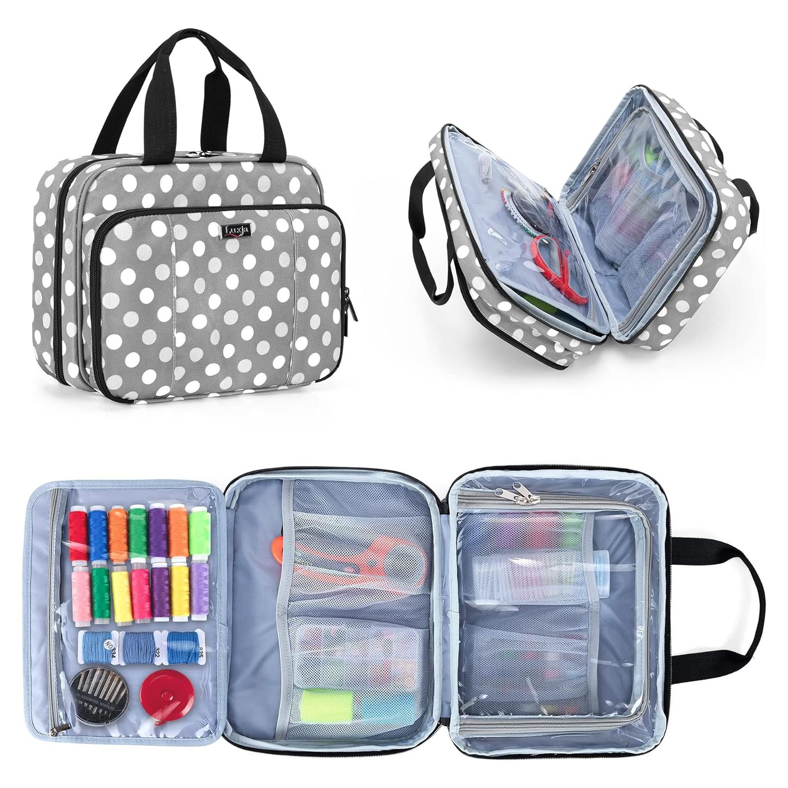 Organizador de Costura Luxja Grande Plegable con 3 Secciones