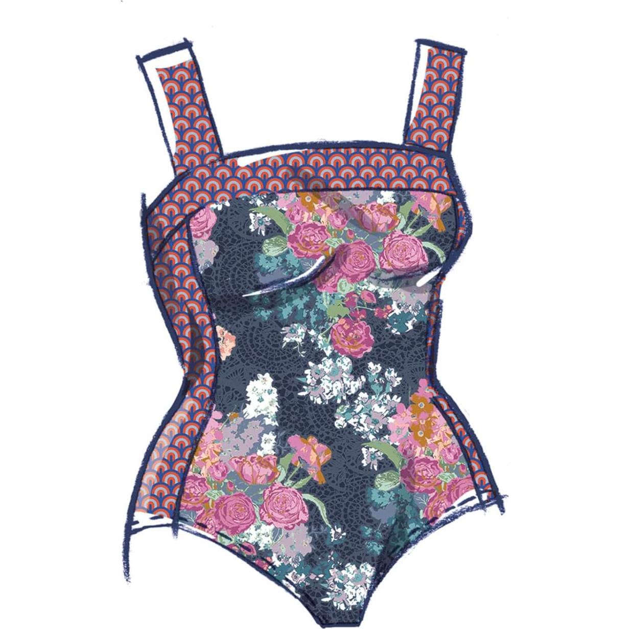 Kit de Patrón de Costura McCall's M8412 para Bodysuit y Pantalones Mujer 20W-28W