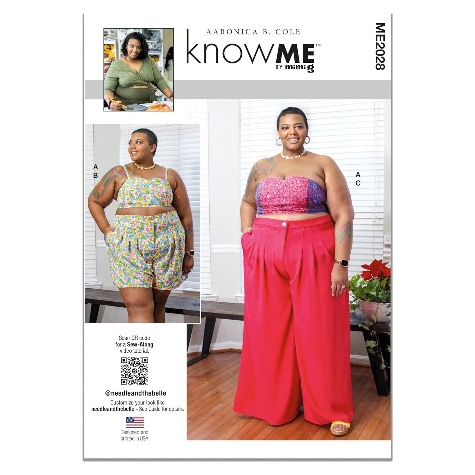 Patrón de Costura McCall's ME2028 para Top y Pantalones Mujer