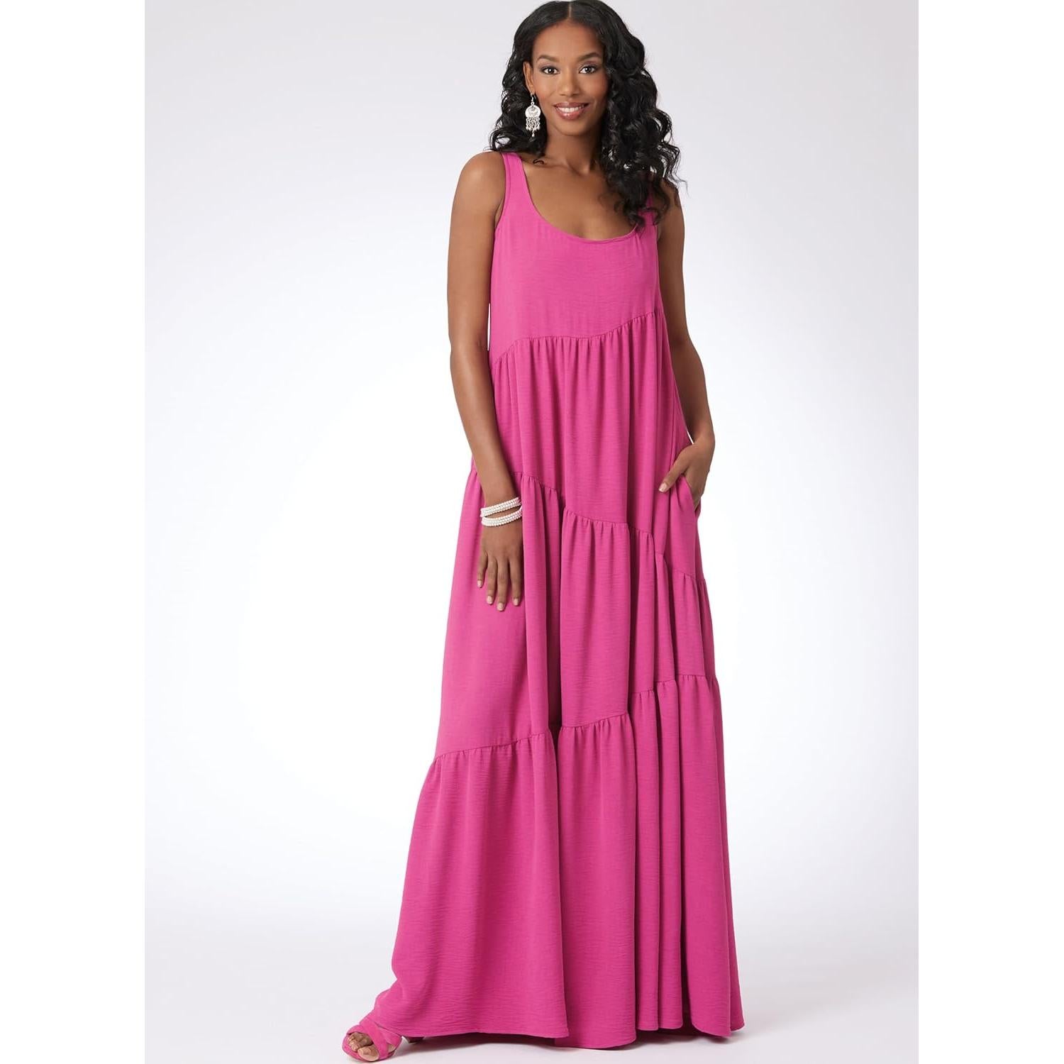 Patrón de Costura McCall's M8506 para Vestidos Asimétricos 8-16