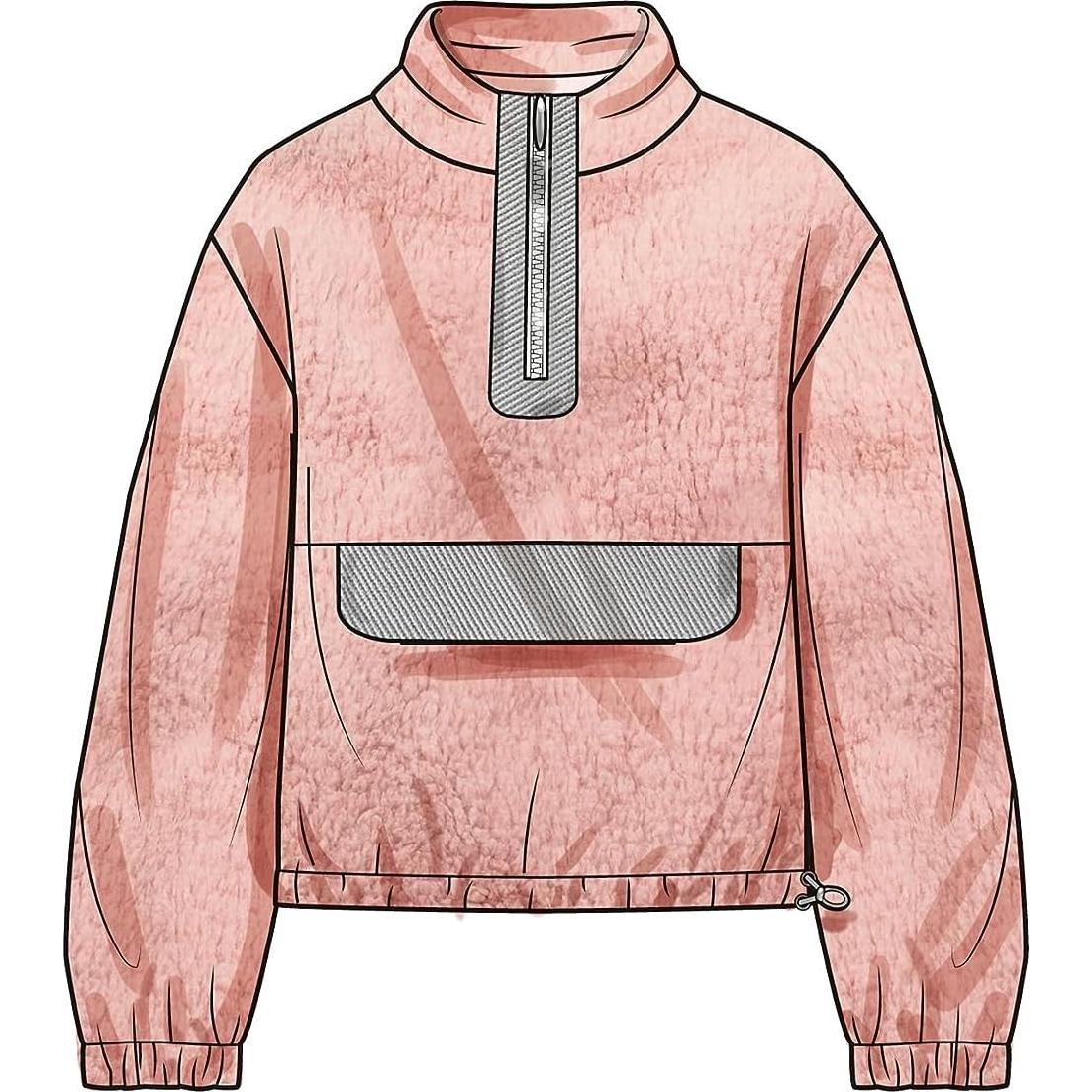 Kit de Patrón de Costura Sudadera Unisex Simplicity S9828