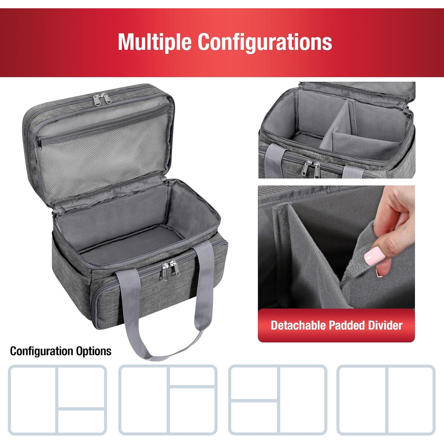 Organizador de Costura SINGER Bolsa Portátil Gris 31.1x22.9cm