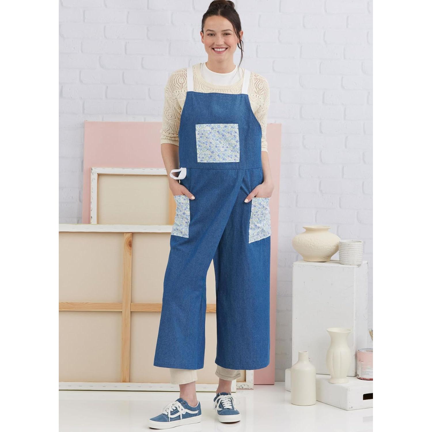 Patrón de Costura Delantales Simplicidad S3021 Tallas XS-XL