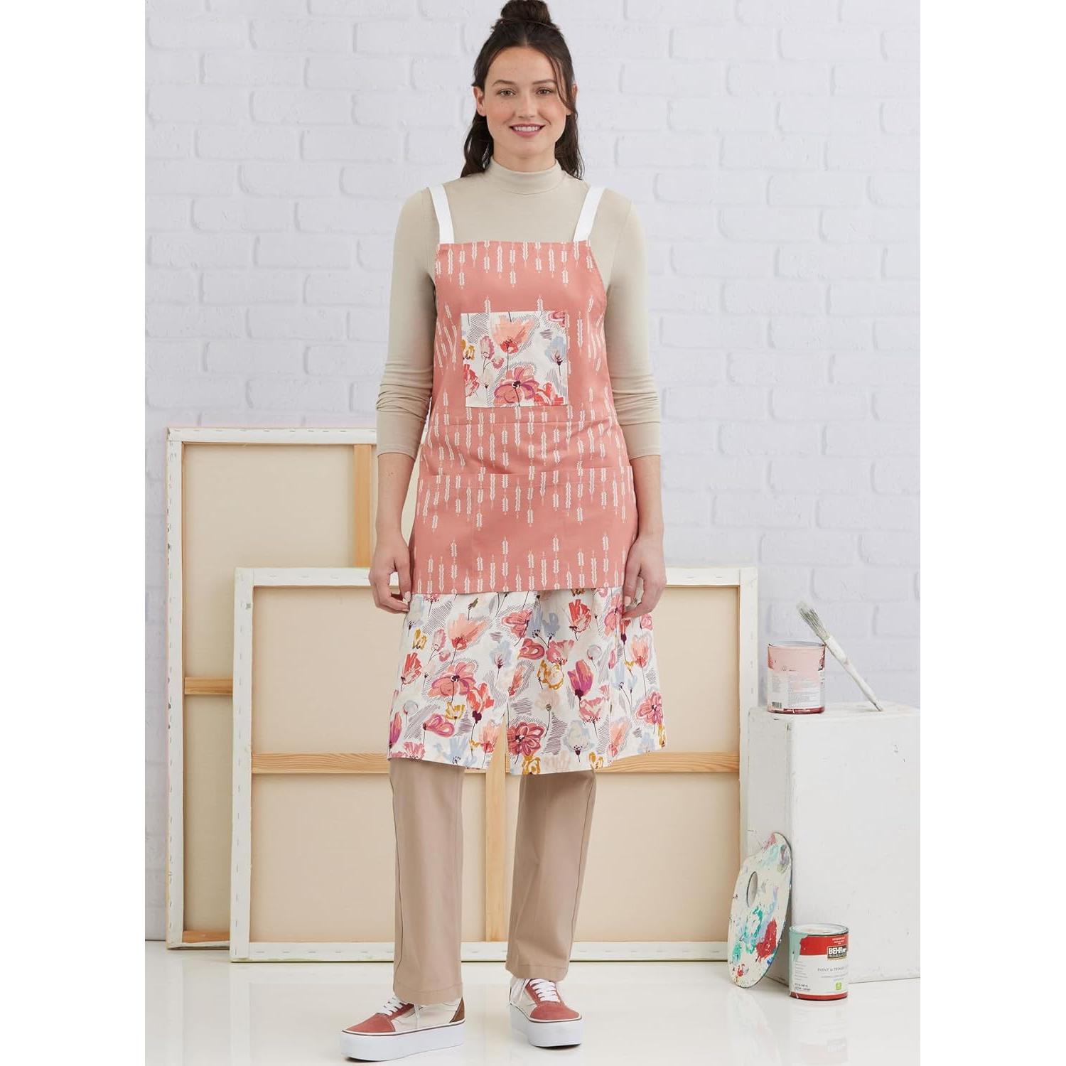 Patrón de Costura Delantales Simplicidad S3021 Tallas XS-XL