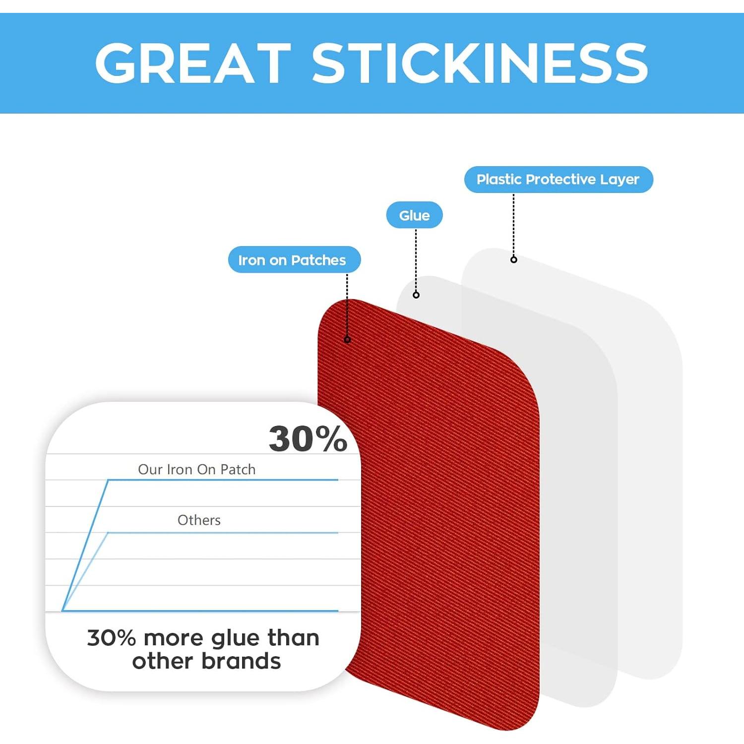 Parche de Planchar HTVRONT 20 Piezas Multicolor 9.4x12.4 cm