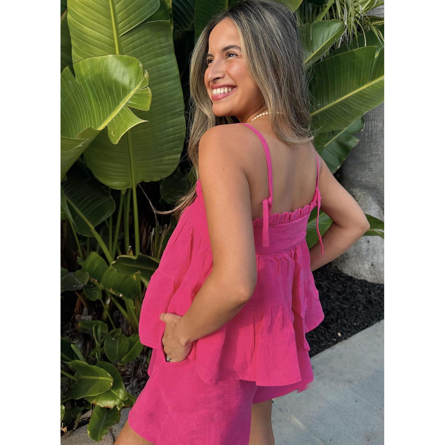 Top Suelto y Pantalones Cortos de Costura Know Me ME2119A