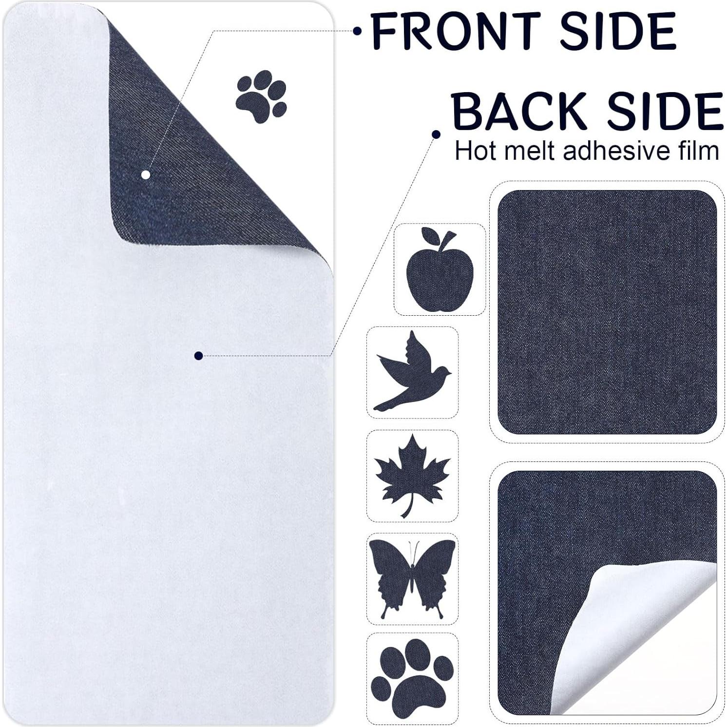 Kit de Parches Termoadhesivos Syhood 15 Hojas 12.5x28cm Azul Oscuro