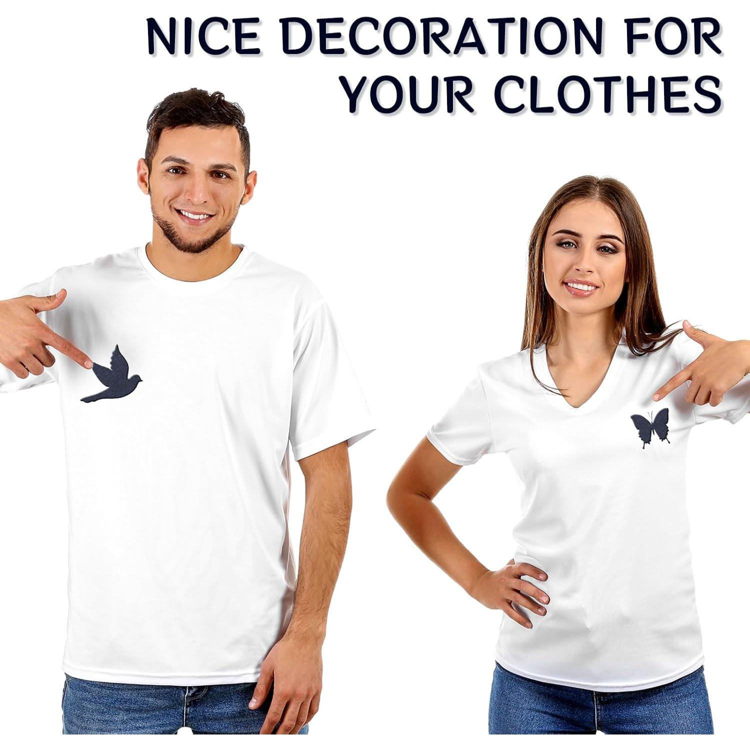 Kit de Parches Termoadhesivos Syhood 15 Hojas 12.5x28cm Azul Oscuro