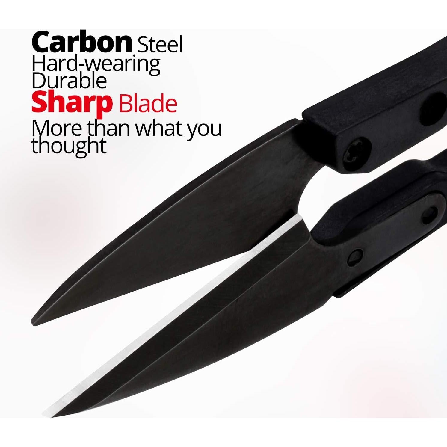 Tijeras de Coser Anley 12 Piezas 10 cm Acero Inoxidable Negro