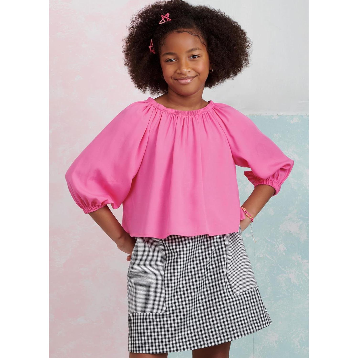 Patrón de Costura Simplicidad SS9934A para Niñas 7-14