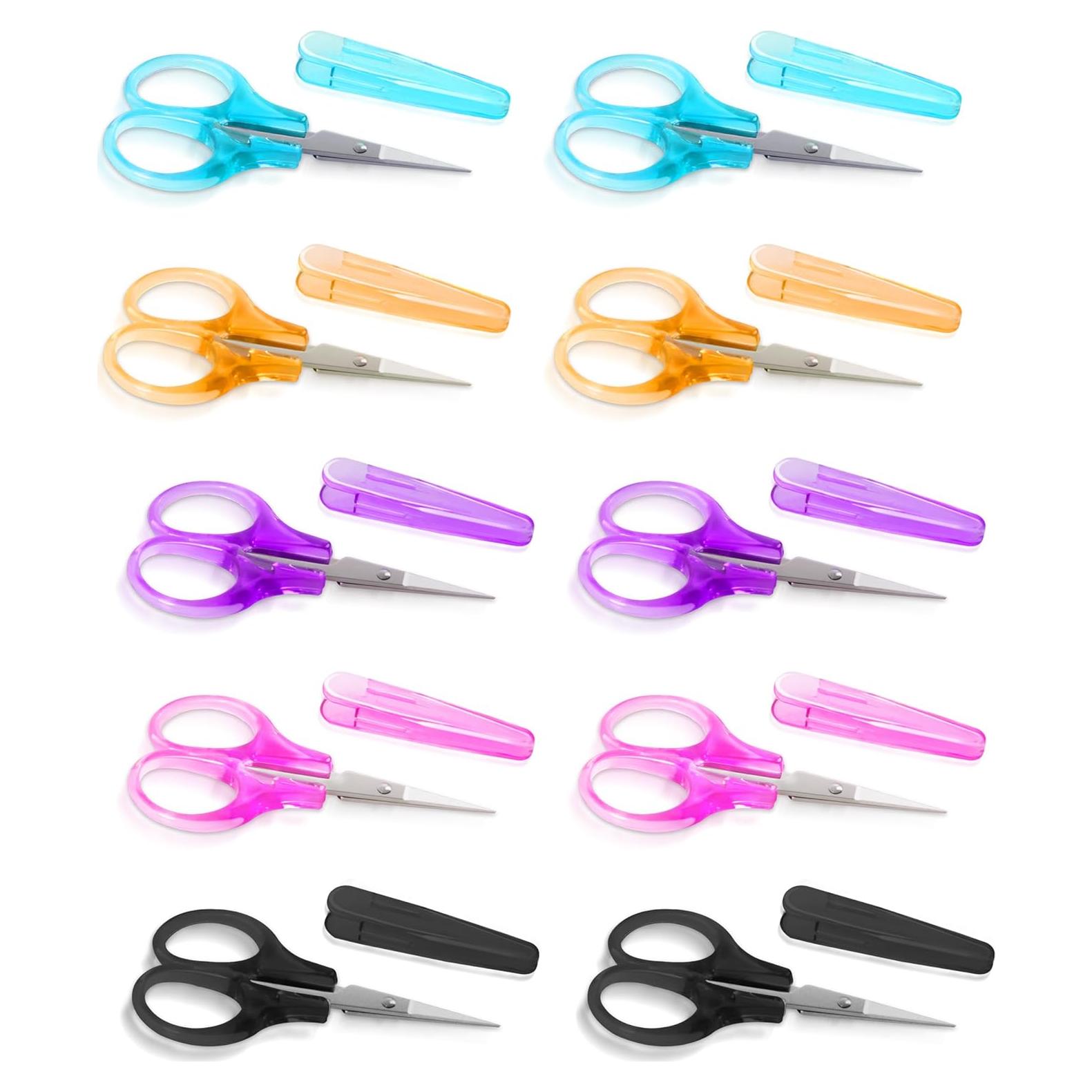 Set de 10 Tijeras Pequeñas TaShow de Acero Inoxidable 8.89 cm