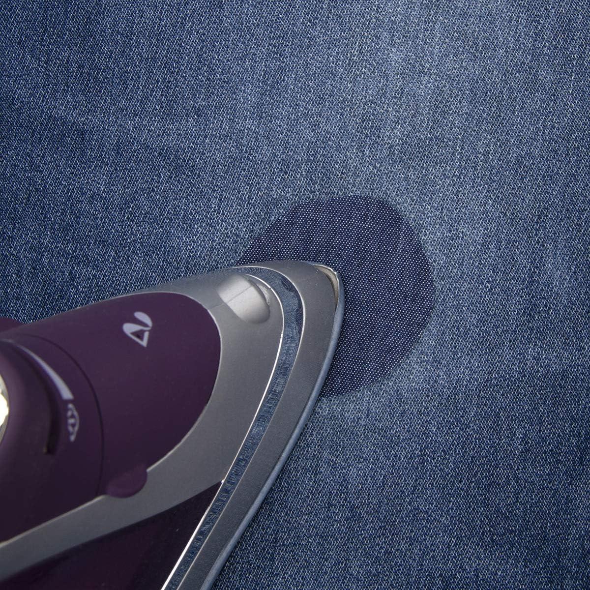 Kit de Parches Plancheables Bastex 12 Piezas Algodón Azul