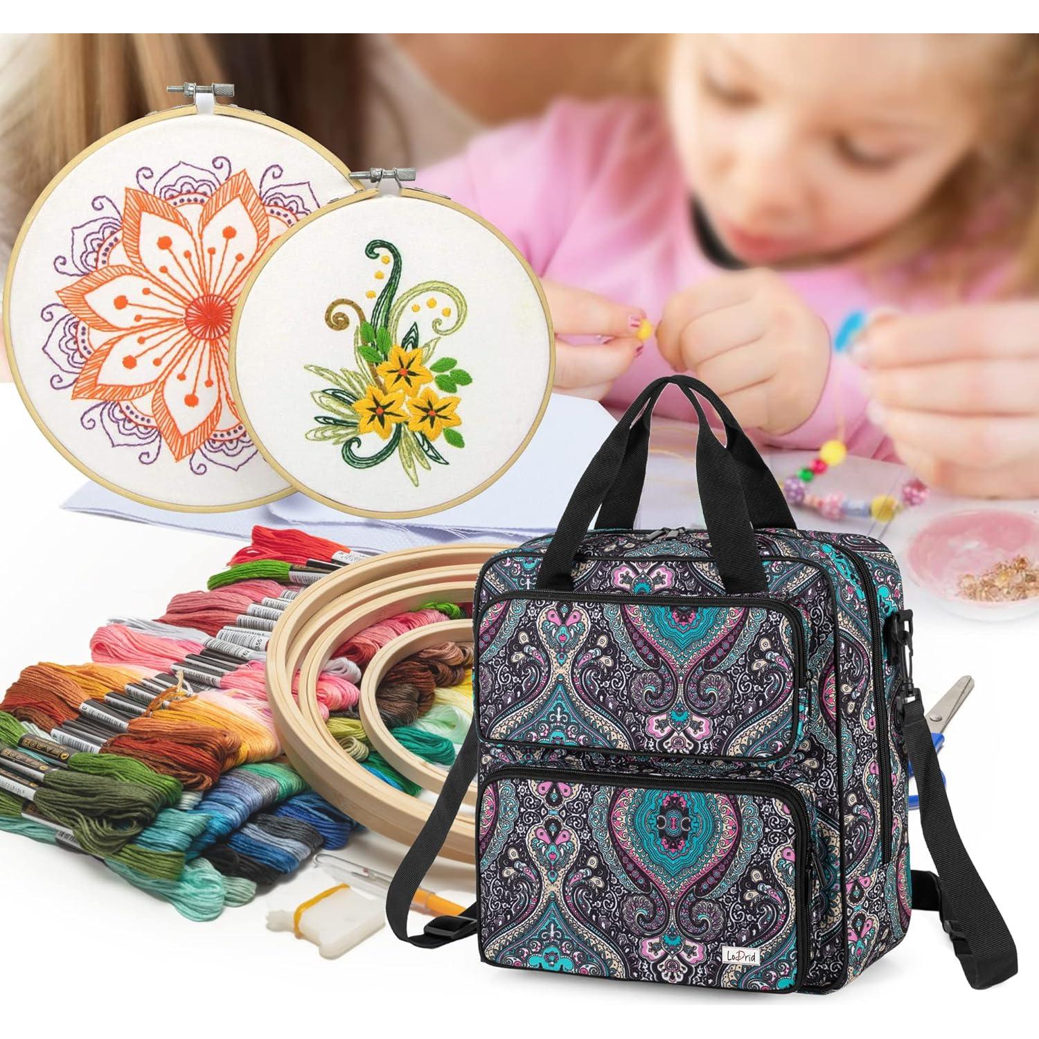 Bolsa de Almacenamiento para Bordado LoDrid - 33x10x36cm - Totem