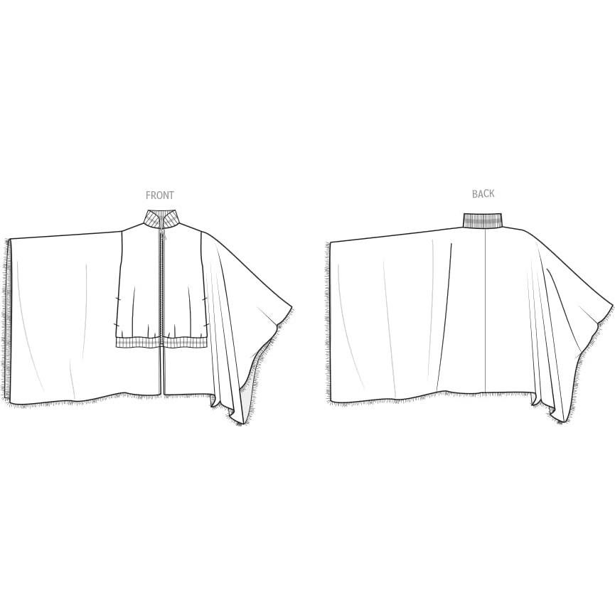 Patrón de Costura Capa Bomber Mujer Know Me ME2102 Tallas XS-XXL