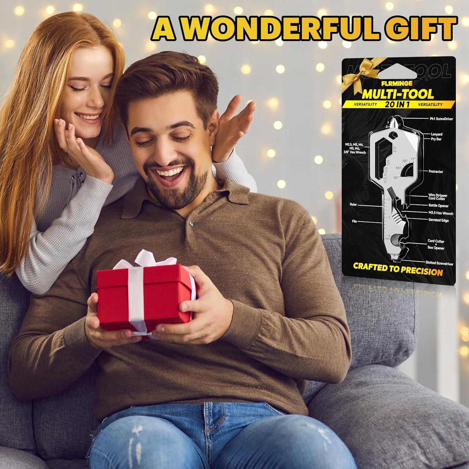 Herramienta Multiusos 20-en-1 FLRMINGE Acero Inoxidable Plata