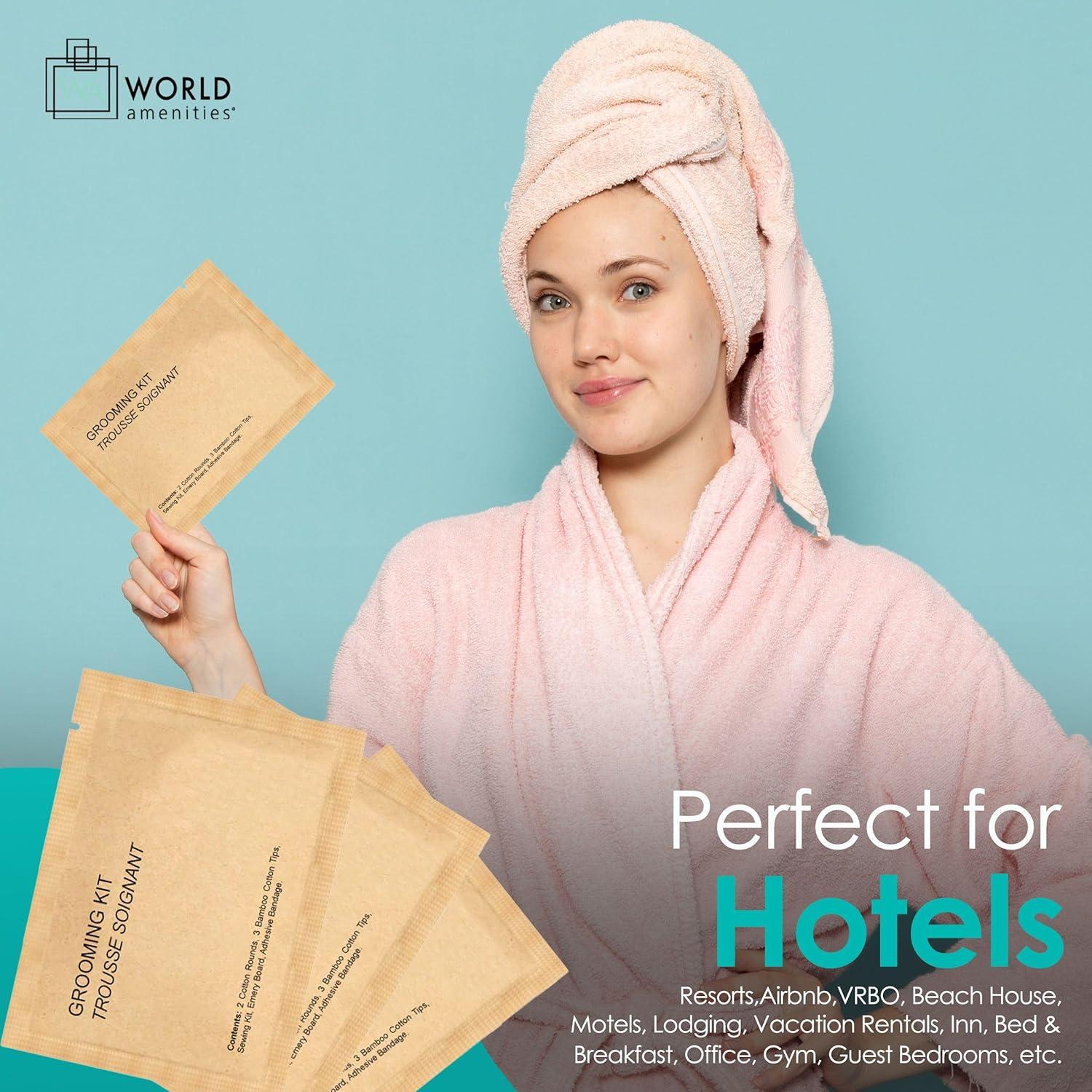 Kit de Aseo Sostenible World Amenities - 25 Artículos de Viaje