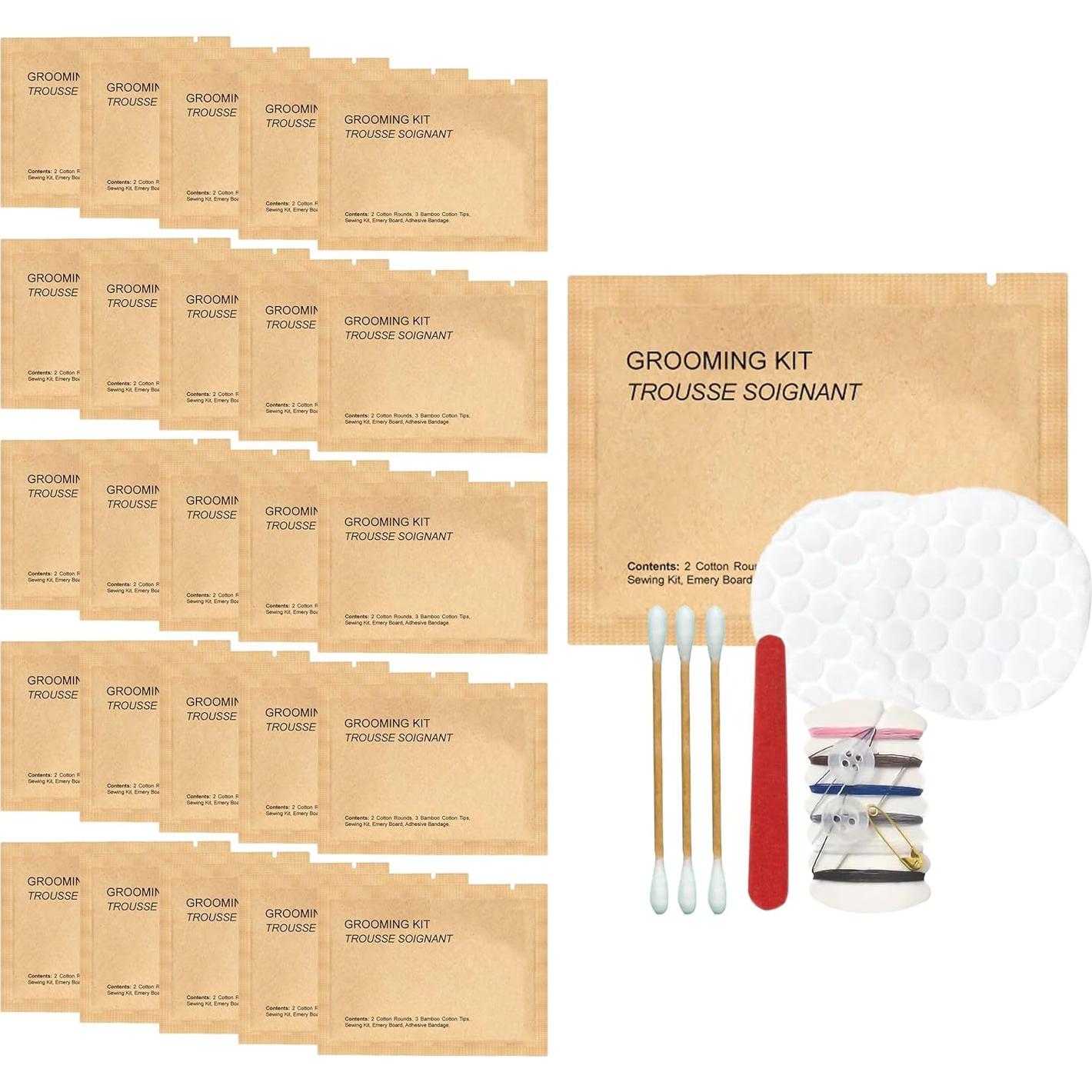 Kit de Aseo Sostenible World Amenities - 25 Artículos de Viaje