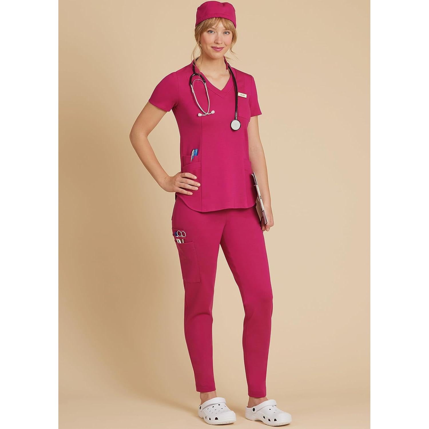 Kit de Patrón de Costura McCall M8421 para Tops y Pantalones Dama 16-24