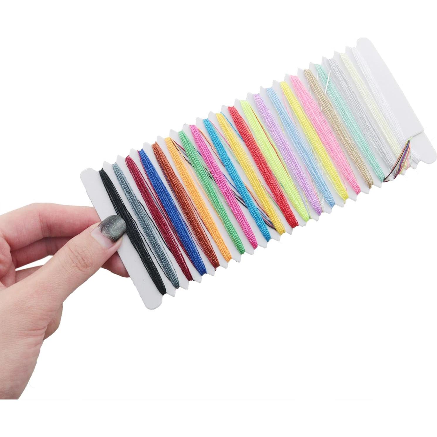 Kit de Costura de Viaje DGZZI 5 Piezas 21 Colores