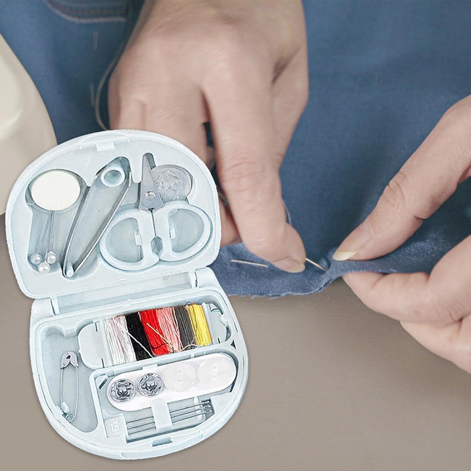 Kit de Costura Básico HODASHI con 6 Bobinas y Estuche Plegable