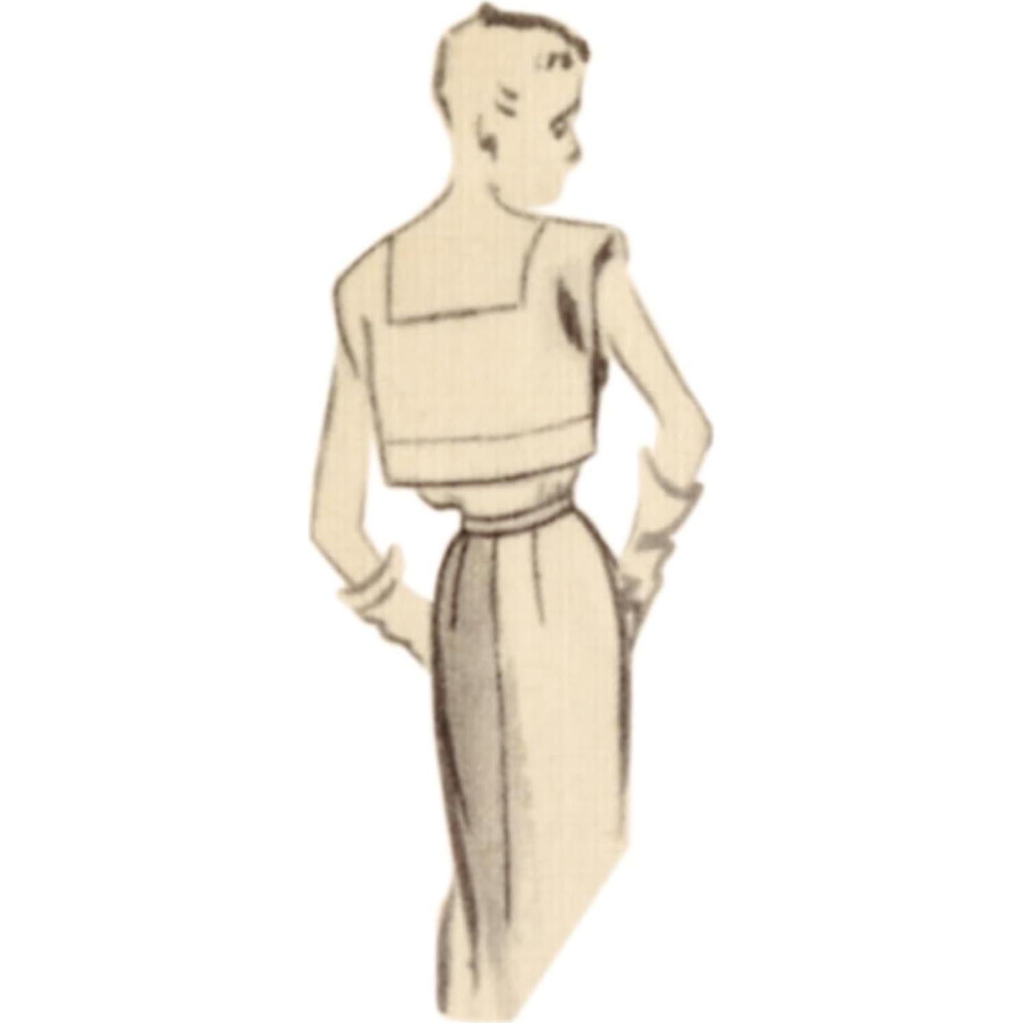 Patrón de Costura Vogue Vintage 1950 Capa y Vestido 18-26