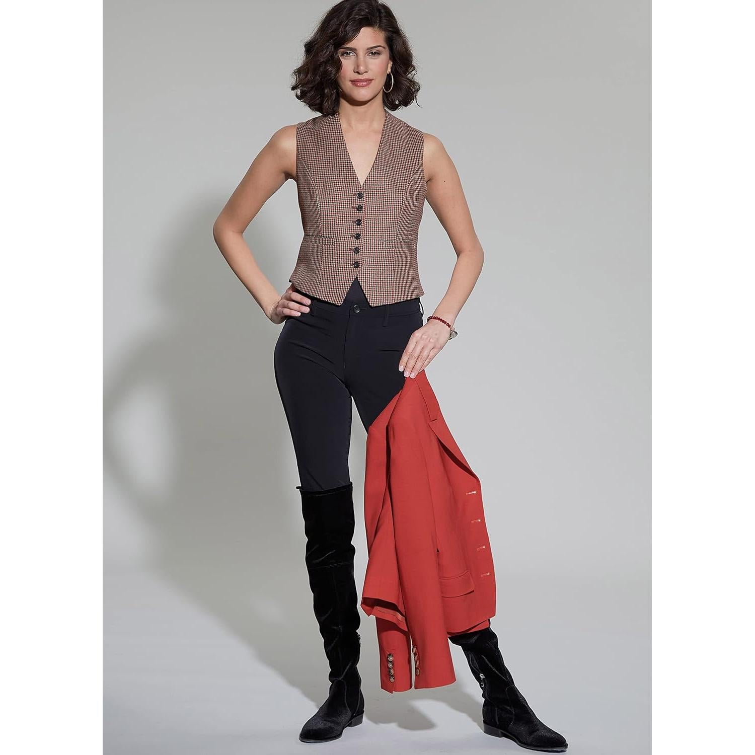 Patrón de Costura Blazer y Chaleco Dama McCall's M8350 Tallas 6-14