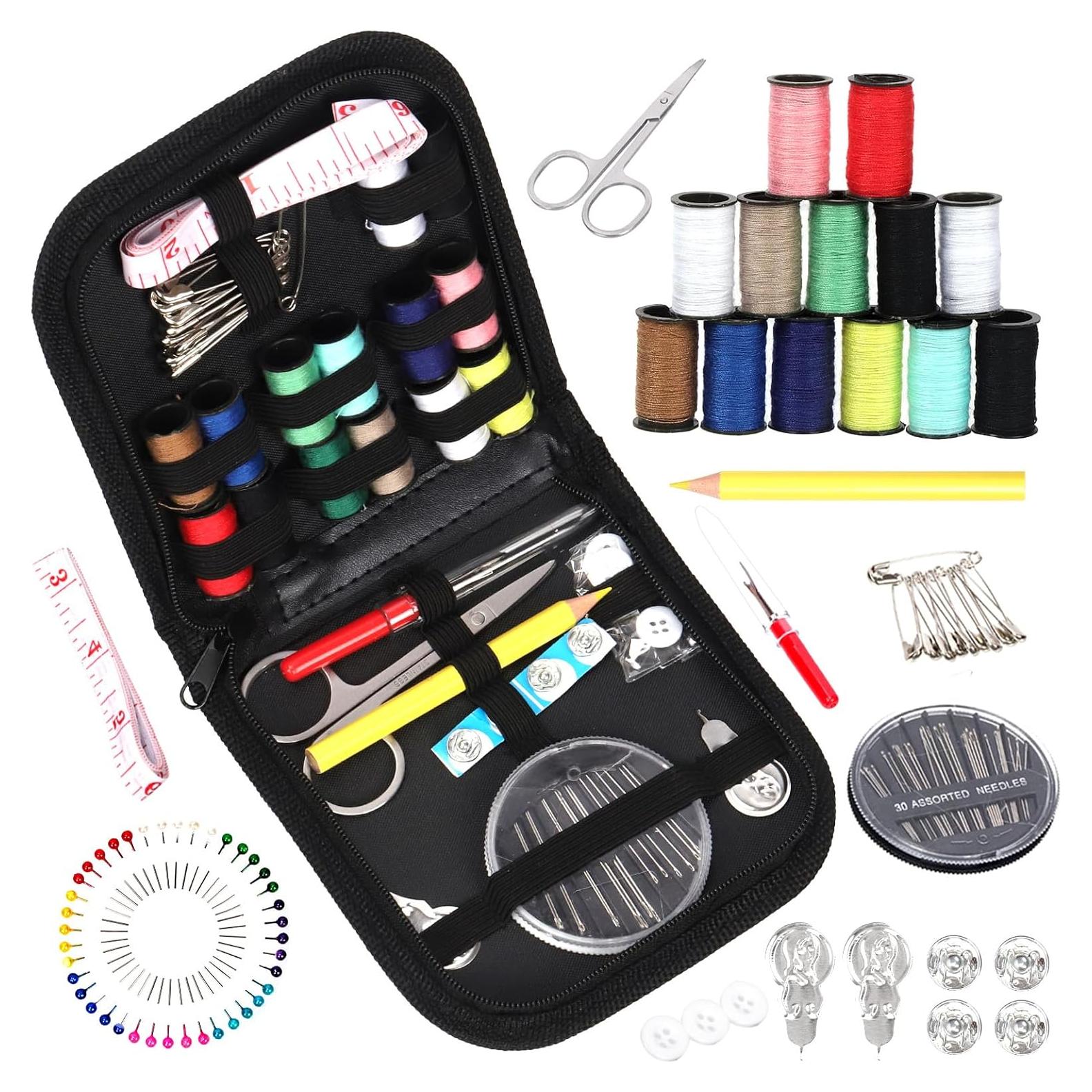 Kit de Costura Rustark 98 Piezas con Bolsa Portátil