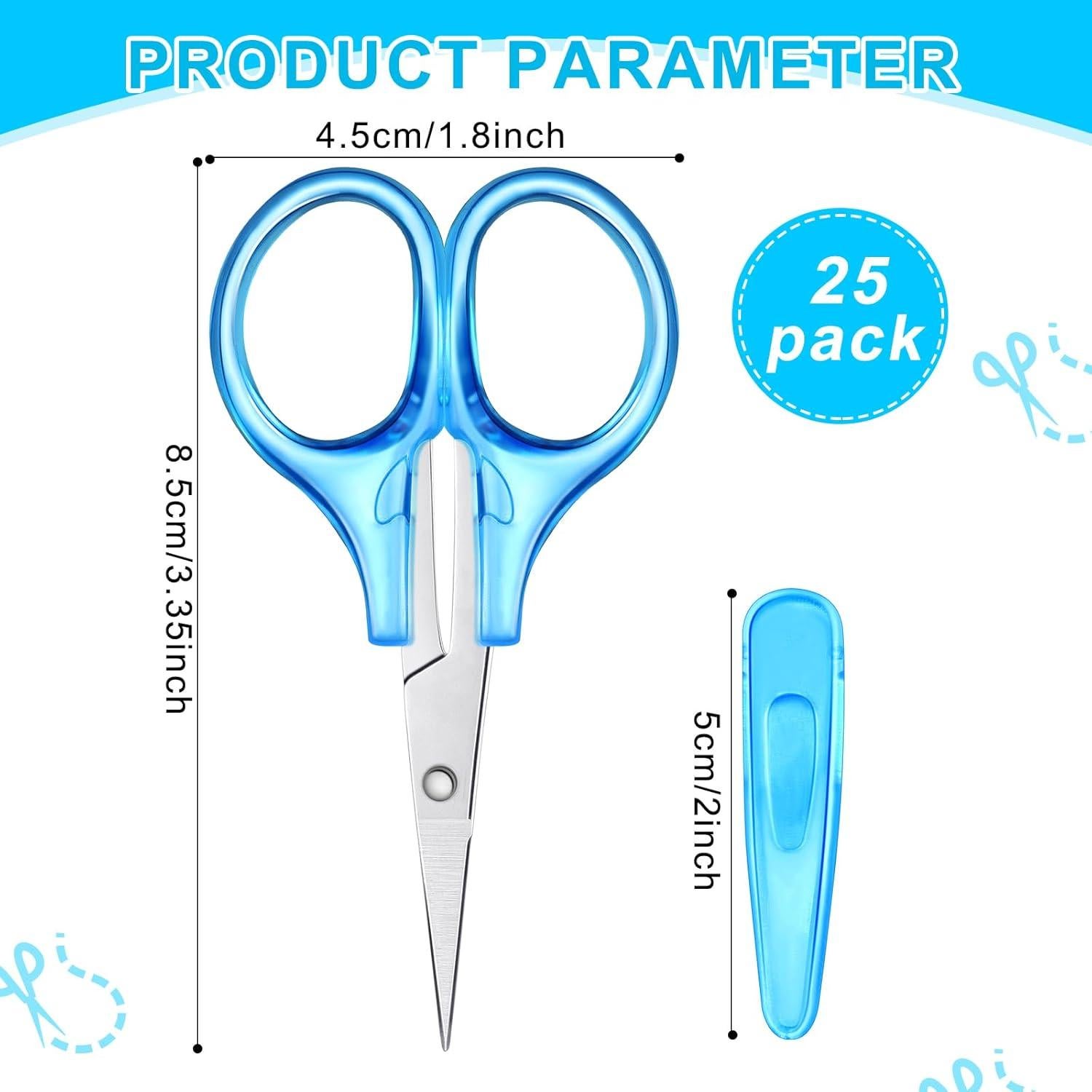 Tijeras Pequeñas Tatuo 8.5 cm Acero Inoxidable 25 Pcs