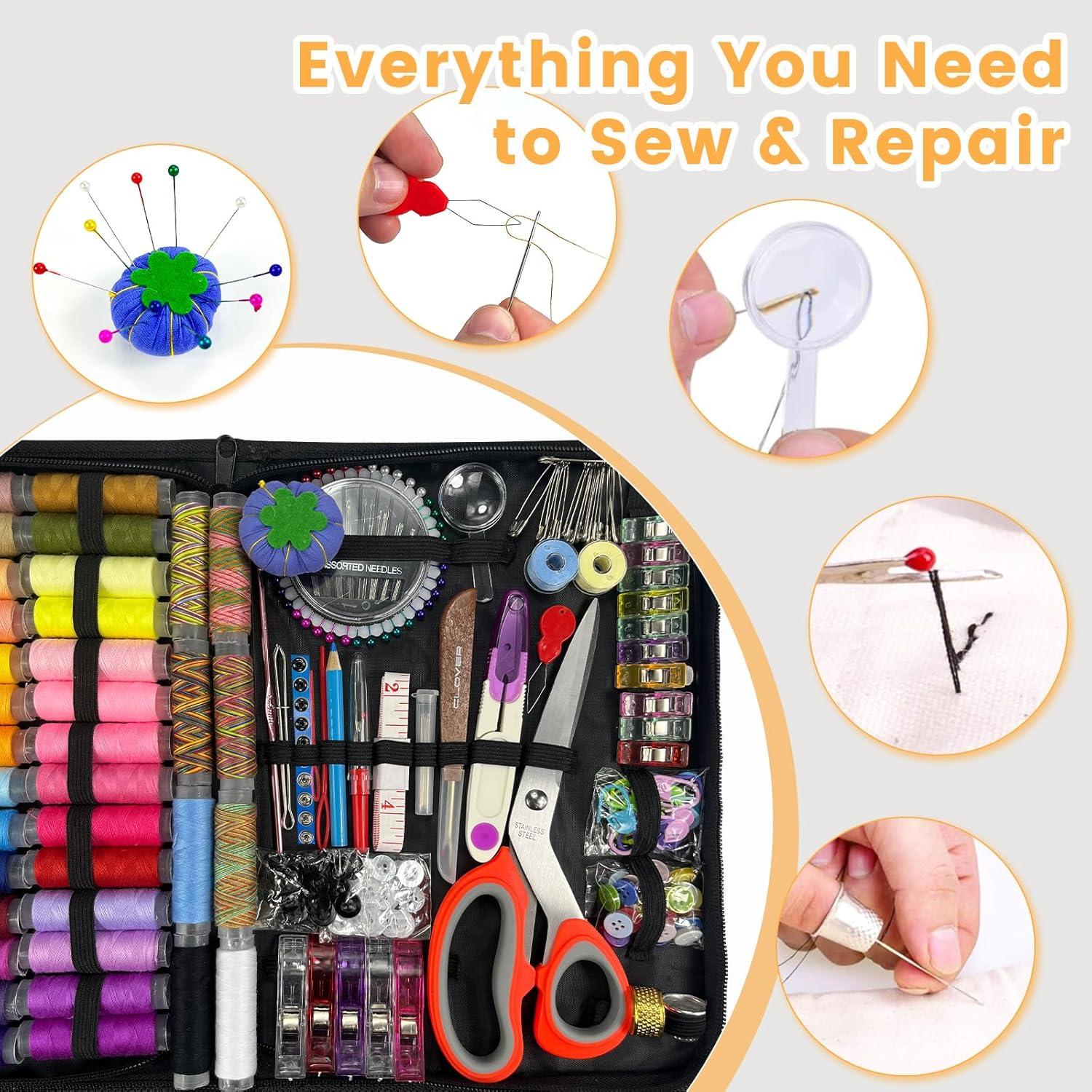 Kit de Costura HYHJMISTY 295 Piezas con Tijeras Ergonómicas