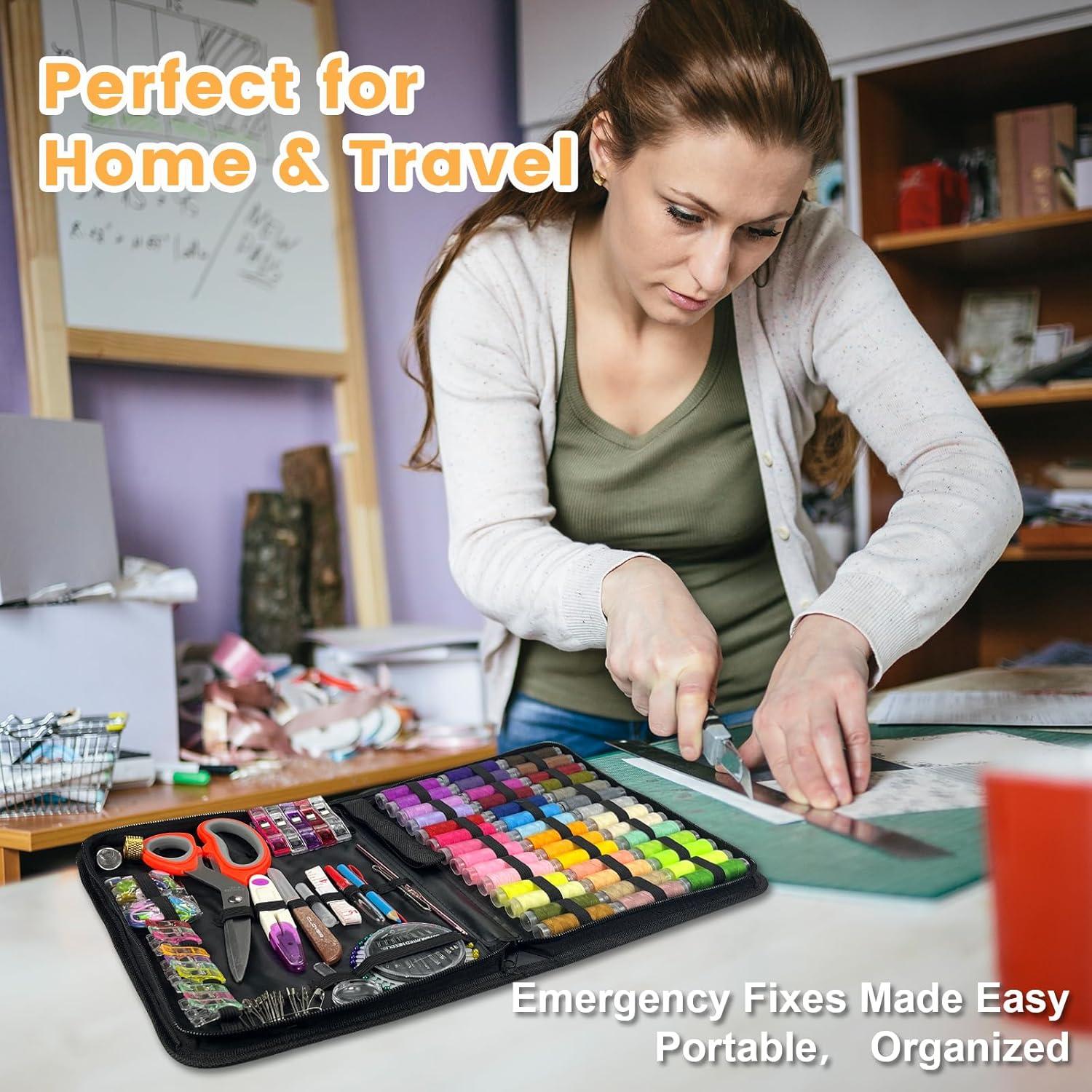 Kit de Costura HYHJMISTY 295 Piezas con Tijeras Ergonómicas