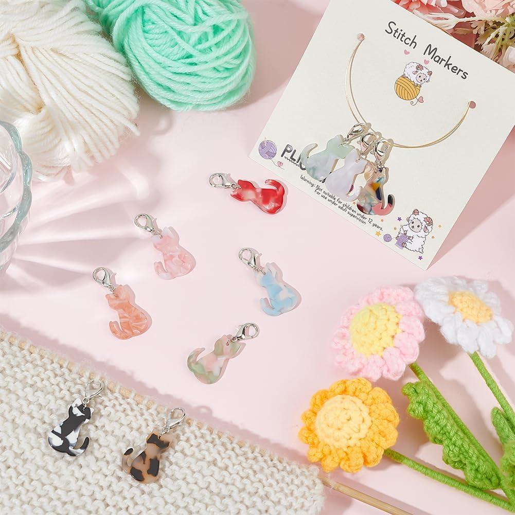 Set de Marcadores de Puntos de Costura PLIGREAT 12 Colores