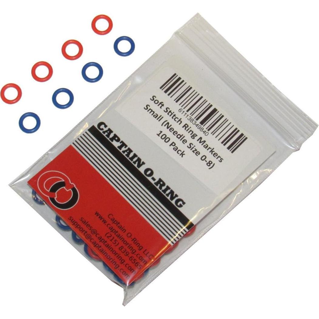 Marcadores de Anillo de Costura Suaves Captain O-Ring 100 Piezas