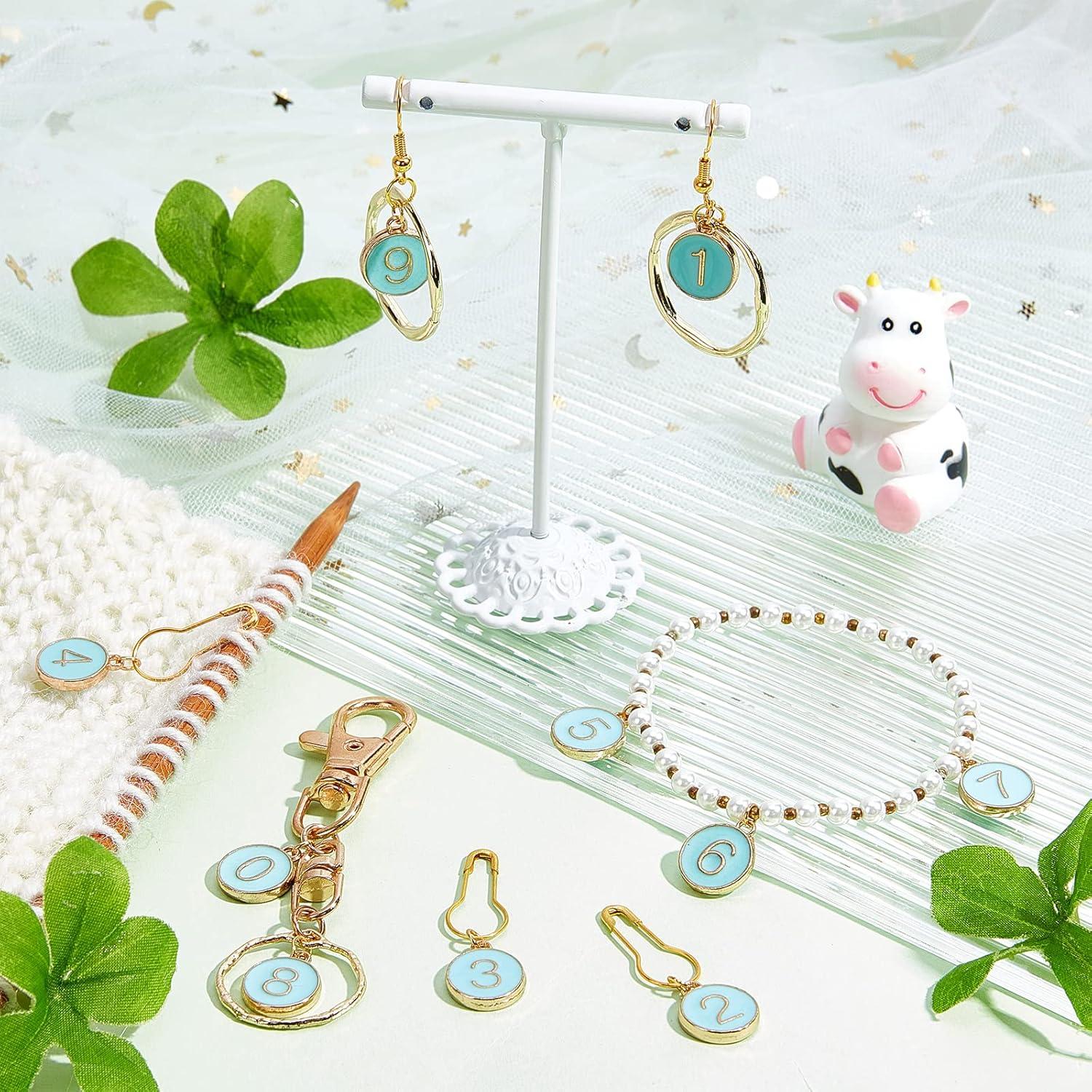 Marcadores de Puntos NBEADS 10 Pcs con Pines de Calabaza