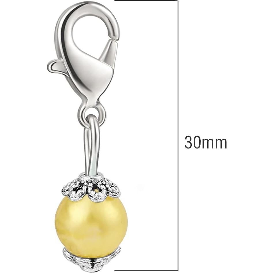 DoreenBeads Stitch Marker Charms for Knitting-Crochet Locking Stitch Marker Clip on Charms for Crocheting Weaving Sewing Jewelry Making DIY Craft(Colors Randomly Shipped)