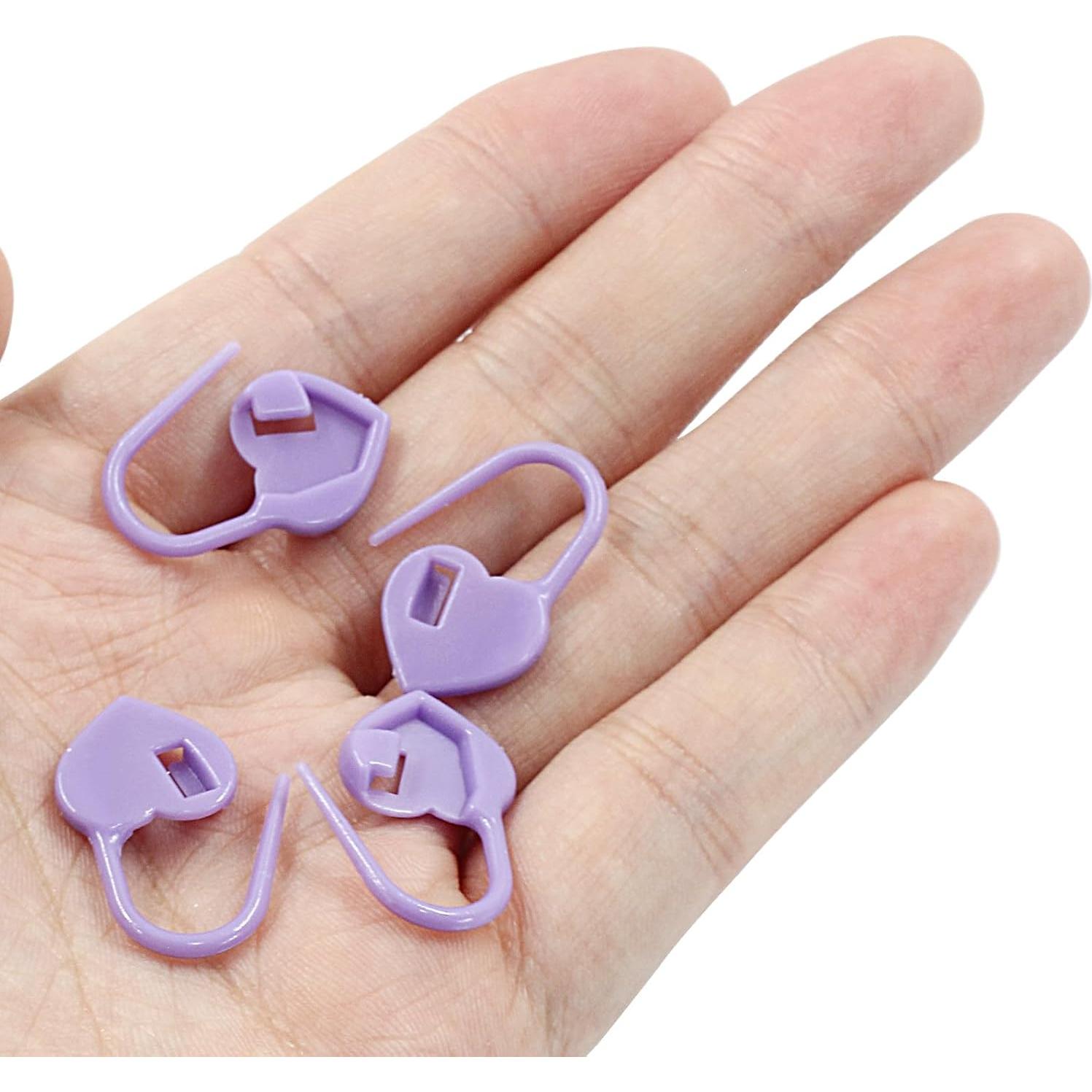 Marcadores de Tejer Litoexpe 200 Pcs Púrpura Corazón