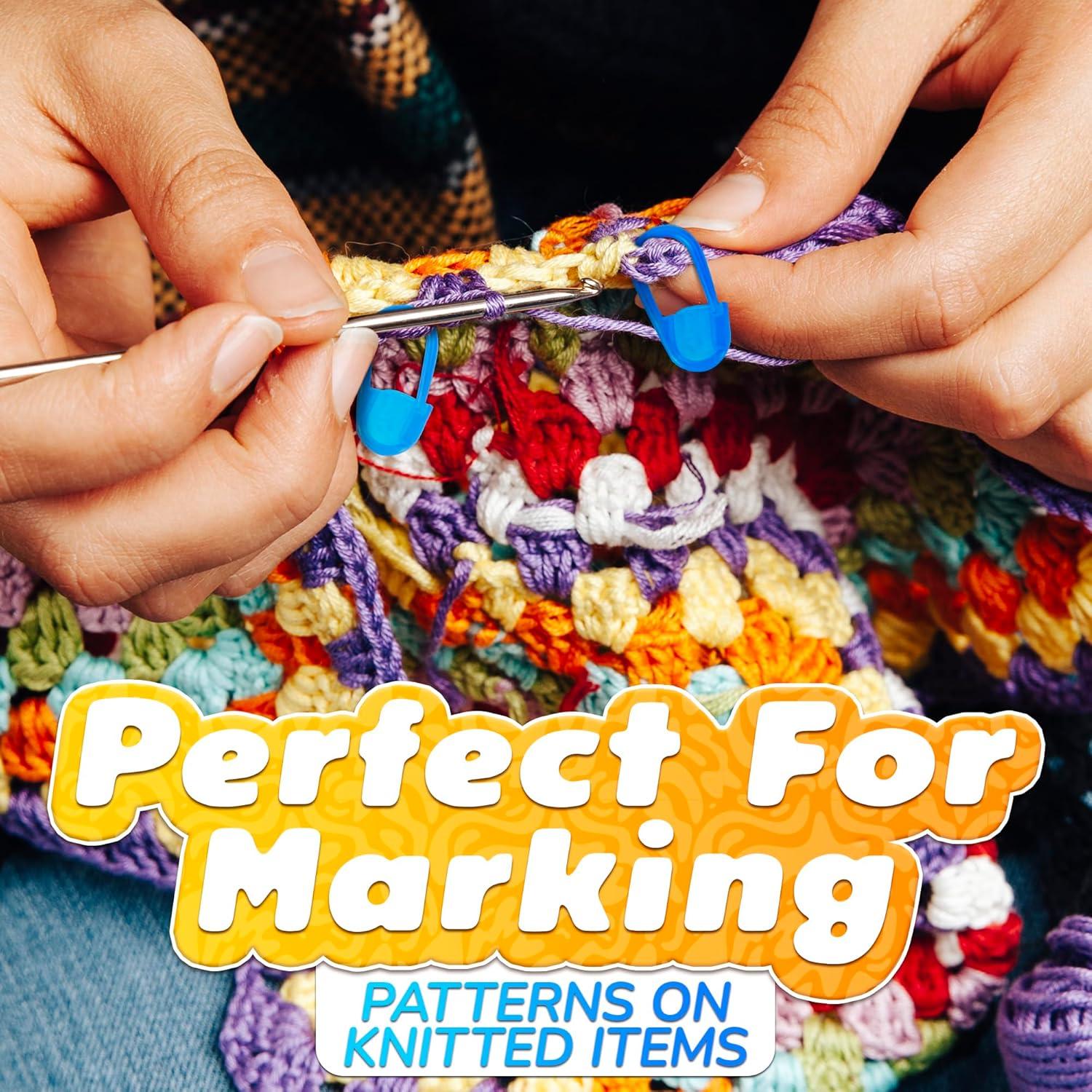 120 Sujetadores de Puntos Multicolor Tesorrio para Tejer