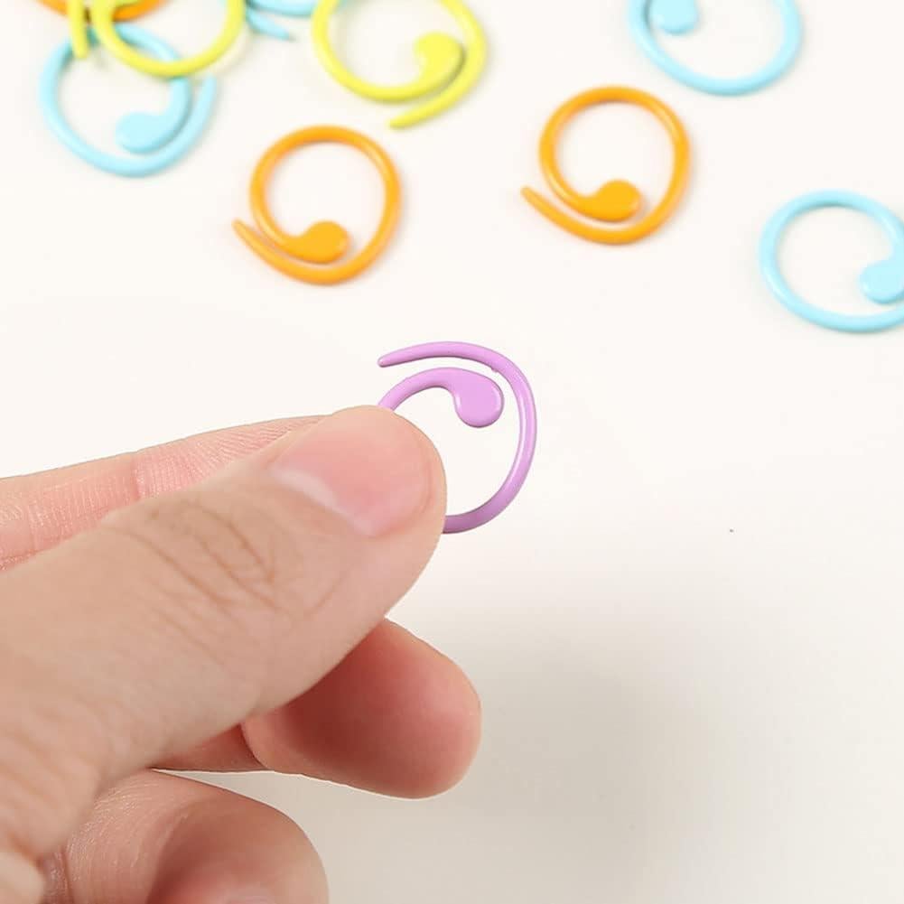 50 Marcadores de Punto de Ganchillo Mollensiuer Multicolor 15mm