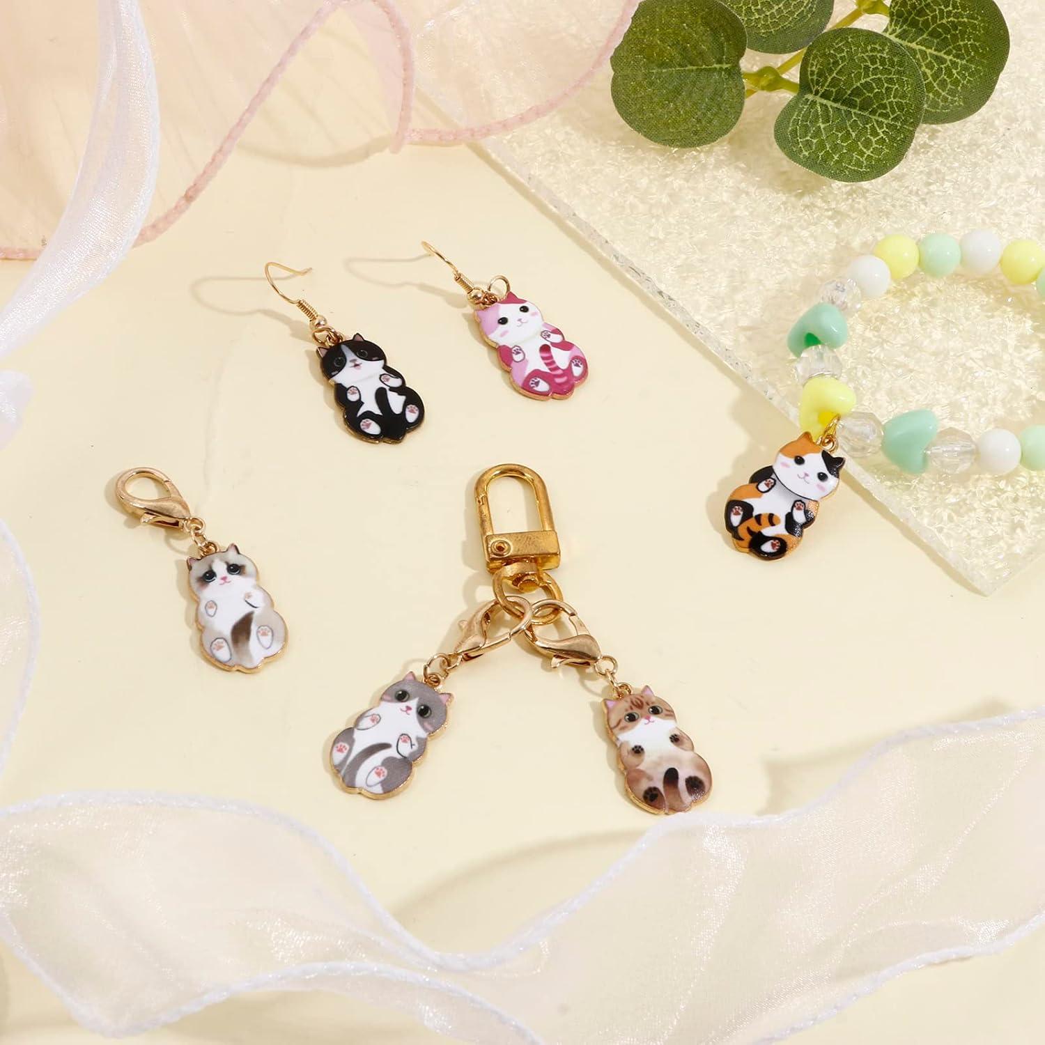 Marcadores de Puntos de Gato DoreenBeads - 6 Piezas Doradas