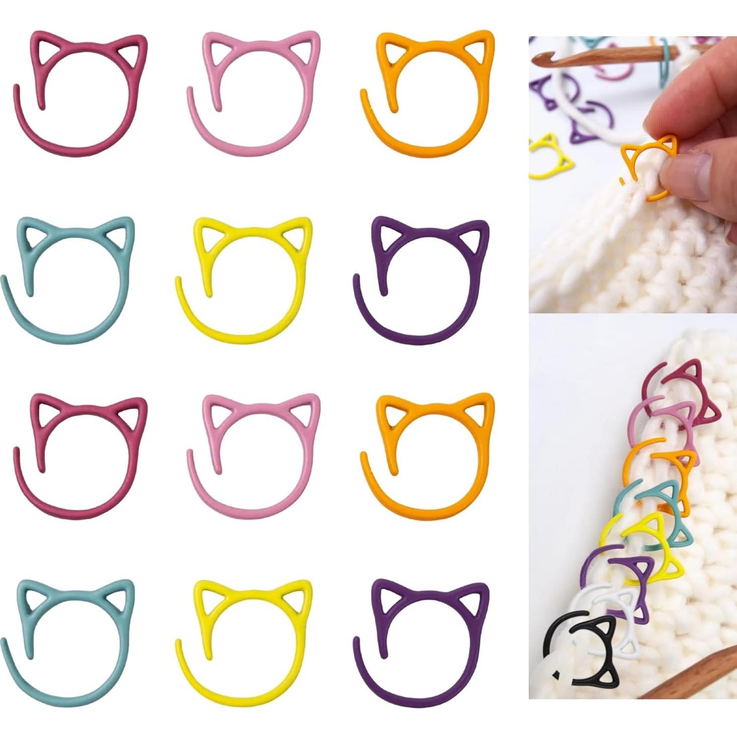 Marcadores de Puntos de Tejer Fazanwey - 24 Piezas Coloridos