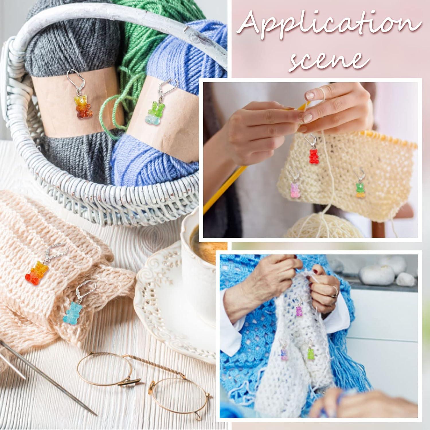 NBEADS 12 Marcadores de Puntos de Oso - Resina Colorida