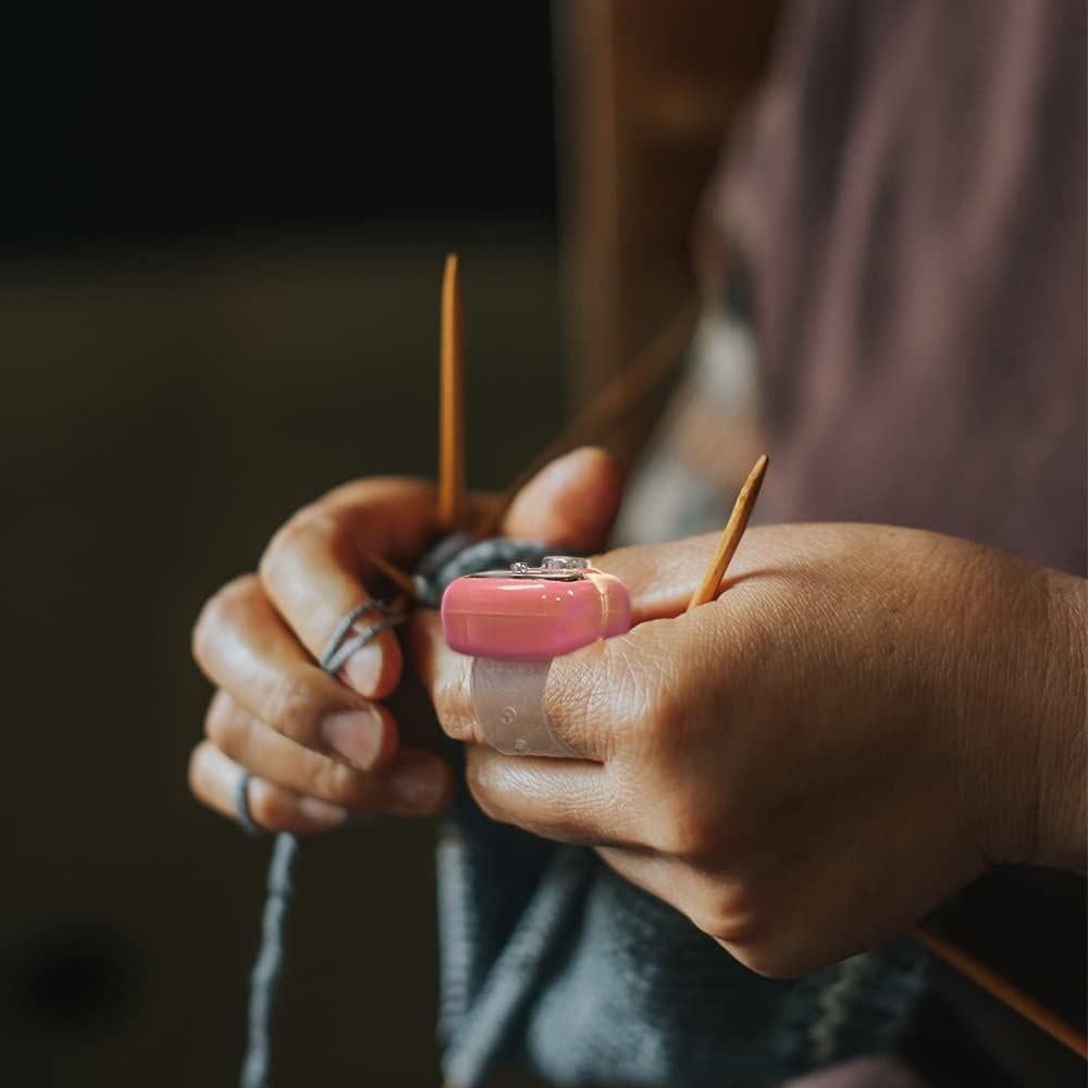 Contador Digital de Puntos LAMXD con 20 Marcadores de Tejido