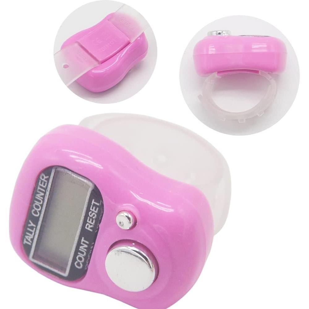 Contador Digital de Puntos LAMXD con 20 Marcadores de Tejido