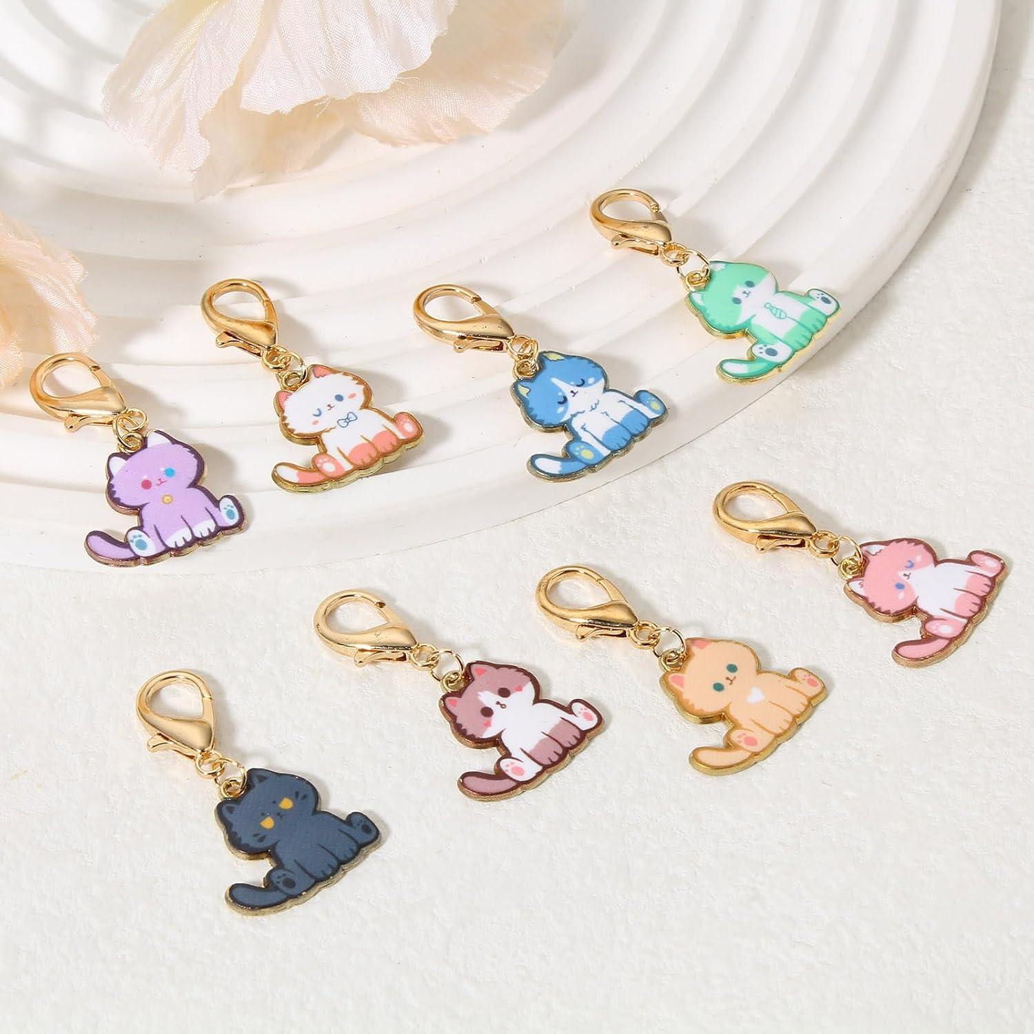 Marcadores de Puntos de Gato DoreenBeads - 8 Pcs Aleación