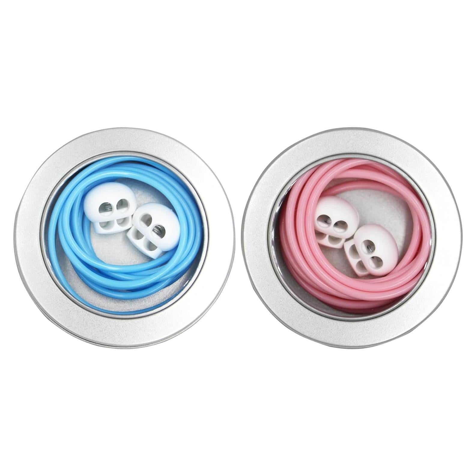 Soporte de Puntos de Tejido MeyaGo PVC con Tapones y Lata