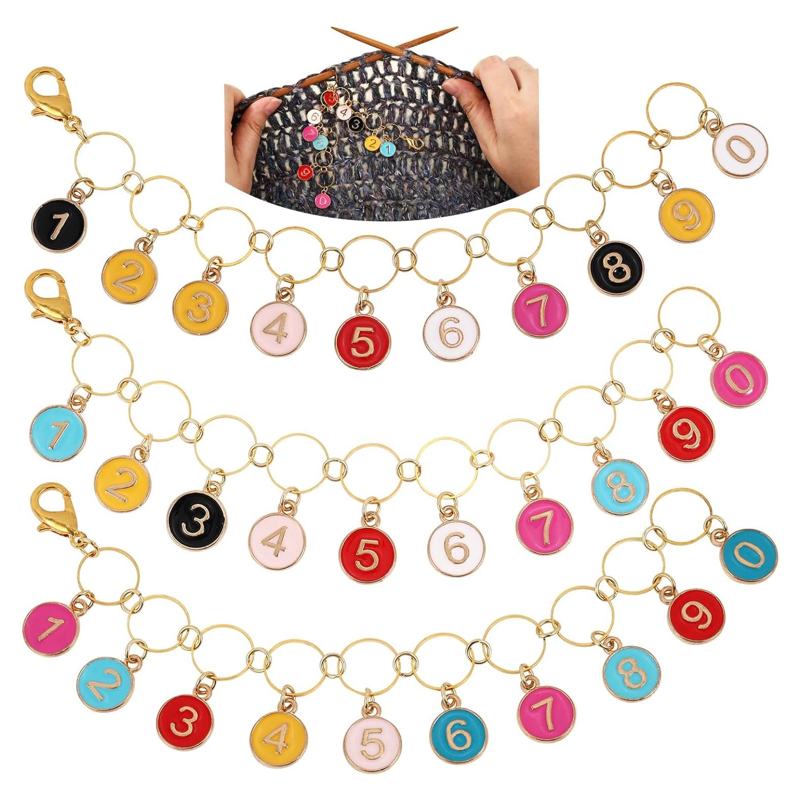 Contadores de Fila para Tejer COGCHARGER 3 Piezas Esmalte