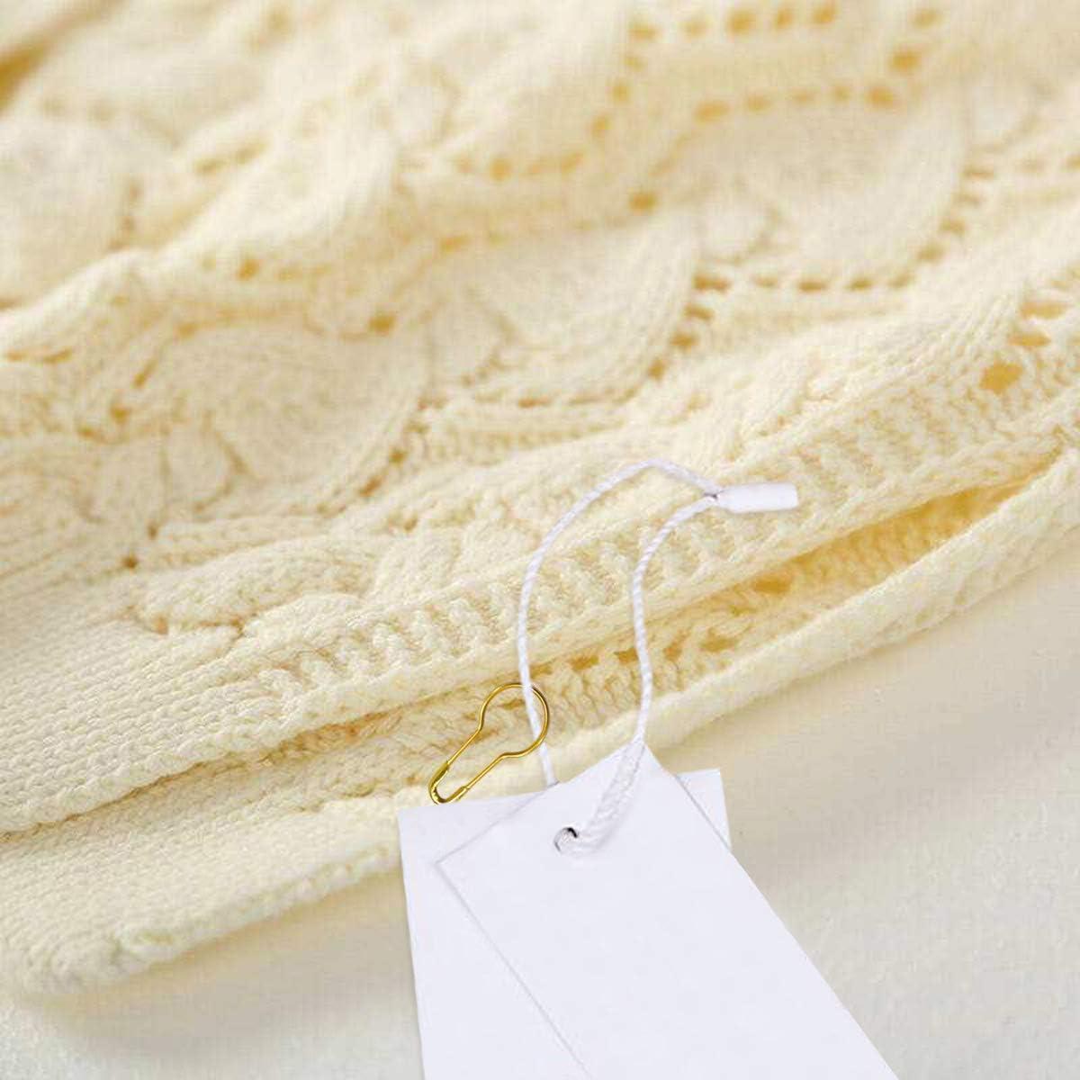 100 Alfileres de Seguridad de Metal en Forma de Calabaza Dorados