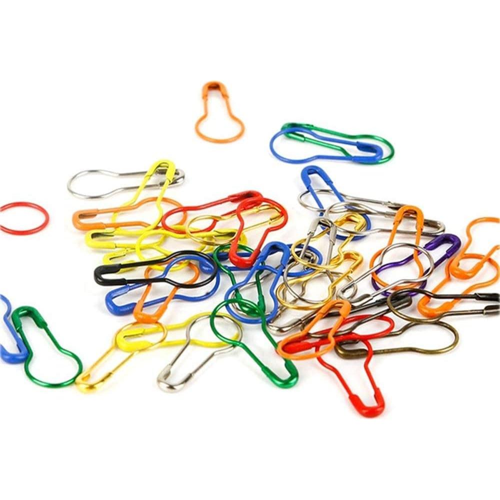 300 Alfileres de Seguridad Hesmarly Multicolor 5.6 cm con Caja