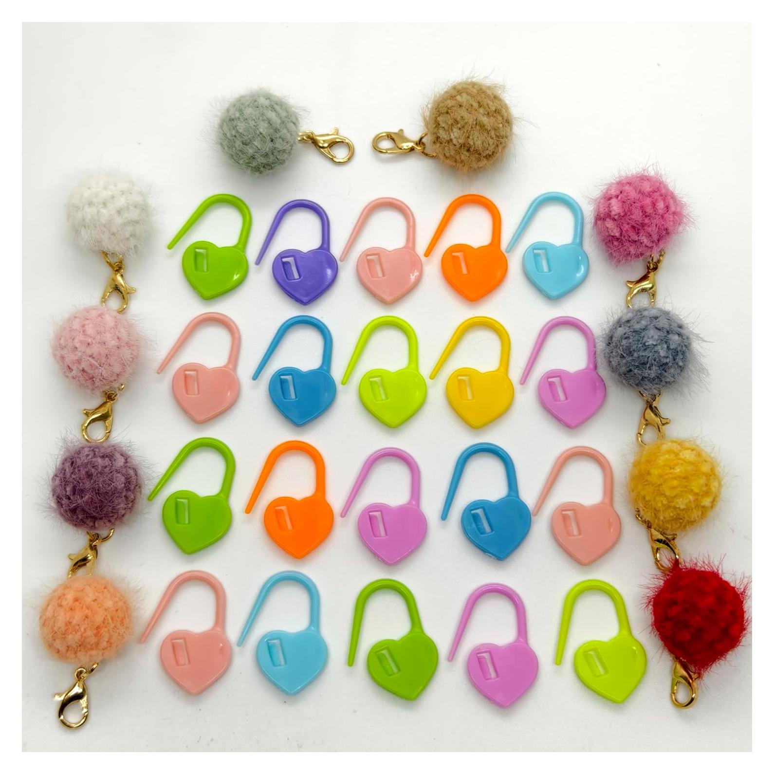 30 Marcadores de Punto CheerCorner: 10 de Lana y 20 Corazón